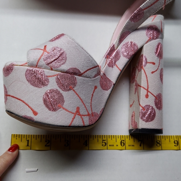 Giamba Valli Paris Platform Sandals Size 38.5 - Picture 10 of 16